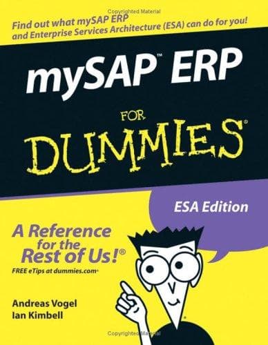 Tapa de my SAP ERP for dummies