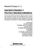 Tapa de Macroeconomia y Politica Macroeconomica