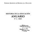 Tapa de Historia de La Educacion Anuario NB