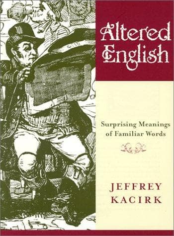 Tapa de Altered English