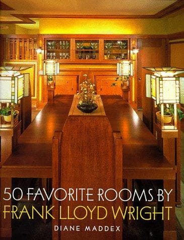 Tapa de Fifty Favorite Rooms by Frank Lloyd Wright