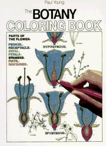 Tapa de Botany Coloring Book