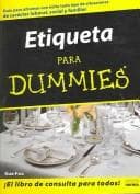 Tapa de Etiqueta Para Dummies