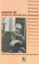 Tapa de Acerca De Roberto Fernandez Retamar