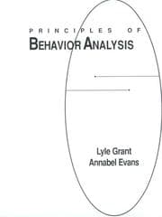 Tapa de Principles of behavior analysis