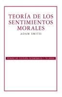 Tapa de Teoria de Los Sentimientos Morales