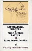Tapa de Literatura Europea y Edad Media Latina - Tomo 1