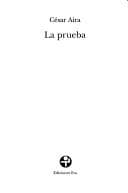 Tapa de La prueba