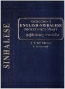 Tapa de An English Sinhalese Pocket Dictionary