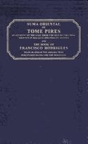 Tapa de The Suma oriental of Tome Pires