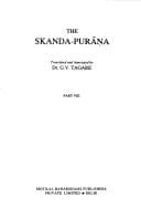 Tapa de The Skanda-Purana, Part VIII (Ancient Indian Tradition and Mythology)