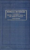 Tapa de Bashgali Dictionary: An Analysis of Colonel J. Davidson's Notes on the Bashgali Language
