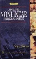 Tapa de Applied Nonlinear Programming