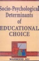 Tapa de Socio-Psychological Determinants of Educational Choice
