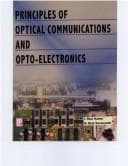 Tapa de Principles of Optical Communication and Opto-electronics