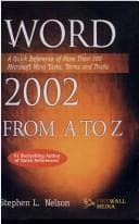 Tapa de Word 2002 from A to Z