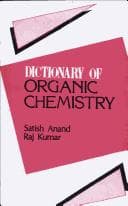 Tapa de Dictionary of Organic Chemistry