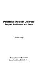 Tapa de PAKISTAN NUCLEAR DISORDER