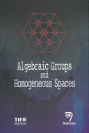 Tapa de Algebraic Groups and Homogeneous Spaces