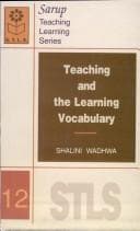 Tapa de Teaching and the Learning Vocabulary