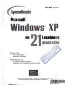 Tapa de Aprendiendo Window XP En 21 Dias