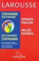 Tapa de Larousse Diccionaro Español/Ingles Dictionary