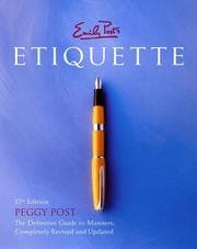 Tapa de Emily Post's Etiquette, 17th Edition