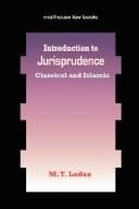 Tapa de Introduction to Jurisprudence