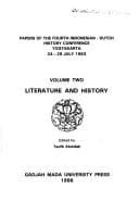 Tapa de Literature and History (Papers of the Fourth Indonesian-Dutch History Conference Yogyakarta 24-29 July 1983)