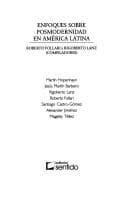 Tapa de Enfoques sobre posmodernidad en América Latina