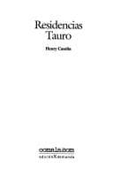 Tapa de Residencias Tauro