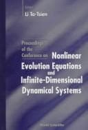 Tapa de Nonlinear Evolution Equations and Infinite-Dimensional Dynamical Systems