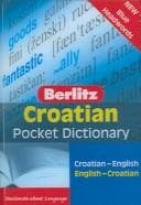 Tapa de Croatian - Berlitz Pocket Dictionary
