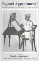 Tapa de Beyond Appearances? ; Visual Practices and Ideologies in Modern India