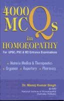 Tapa de 4000 MCQs in Homeopathy
