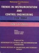 Tapa de Proceedings of the National Conference on Trends in Instrumentation and Control Engineering  (TICE-04), February 5-6, 2004