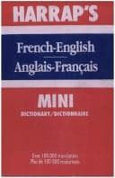 Tapa de Harrap's French-English English-French Dictionary ; Mini Dictionary