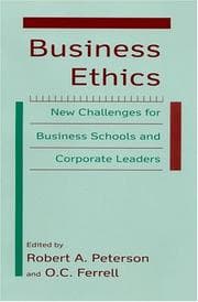 Tapa de Business ethics