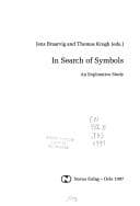 Tapa de In search of symbols
