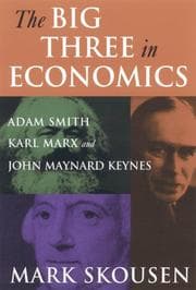 Tapa de The Big Three in Economics