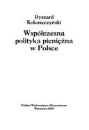 Tapa de Wspoczesna Polityka Pieniezna W Polsce