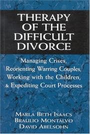 Tapa de Therapy of the Difficult Divorce