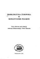 Tapa de Problematyka żydowska w romantyzmie polskim