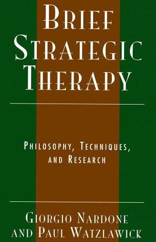 Tapa de Brief Strategic Therapy