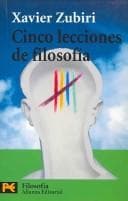 Tapa de Cinco Lecciones De Filosofia/ Five Lessons of Philosophy (Humanidades / Humanities)