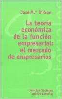 Tapa de Teoria Economica de La Funcion Empresarial