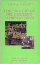 Tapa de Los principios del gobierno representativo (ENSAYO)