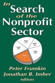 Tapa de In Search of the Nonprofit Sector