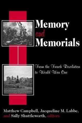 Tapa de Memory and memorials