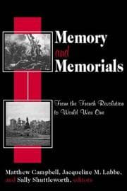 Tapa de Memory and memorials